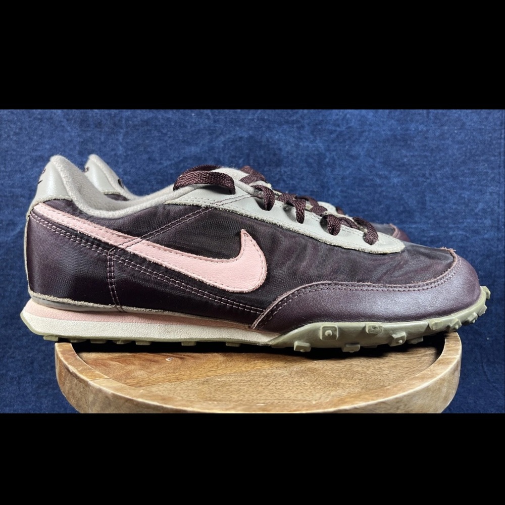 Vintage 2003 Nike Waffle Racer 2 Sneakers W Size 11 Burgundy  303919–264